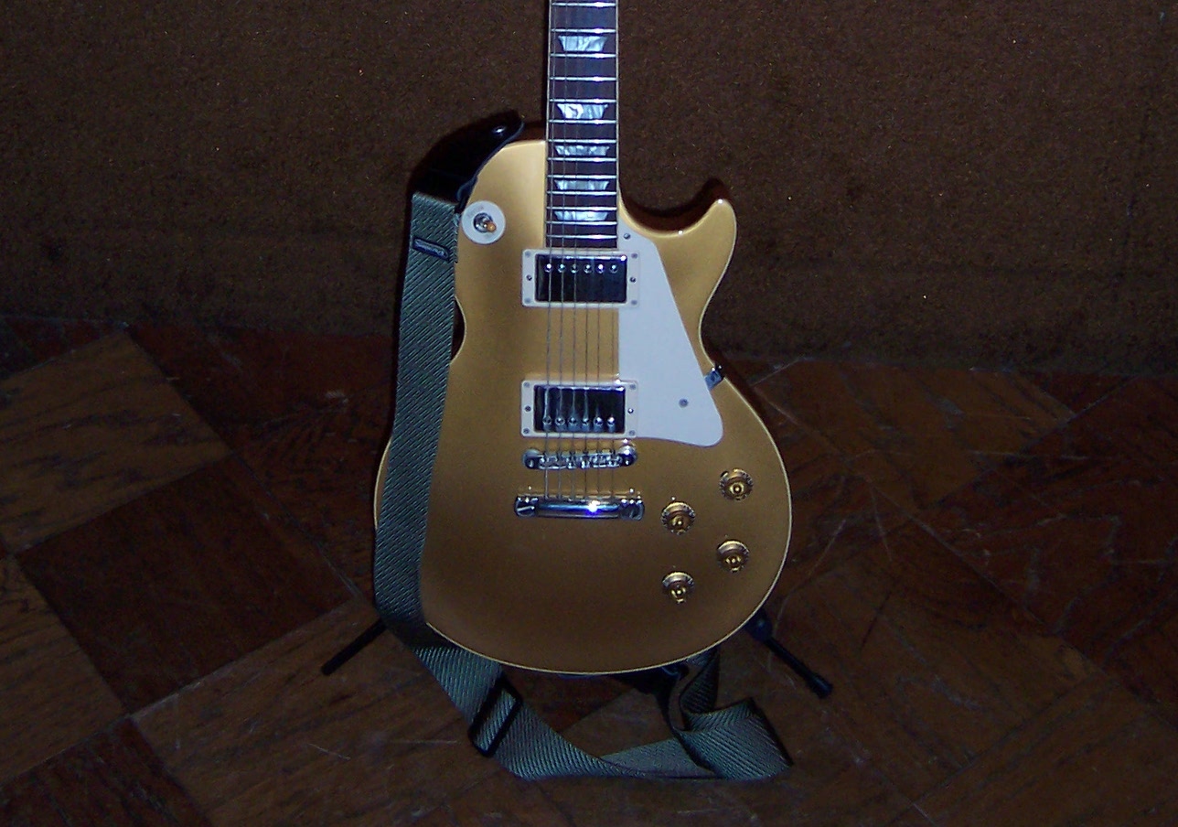 Gibson Goldtop Reissue in studio B at Sheffield Studios